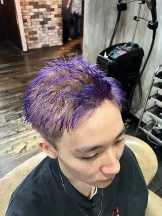 ショート HAIR SALON M Fe's 池袋所属・✨️メンズパーマ✨️ 水村 啓人のヘアスタイル