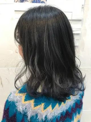 ミディアム カラー 💘カラー人気Ｎｏ. １💘SAYAのヘアスタイル