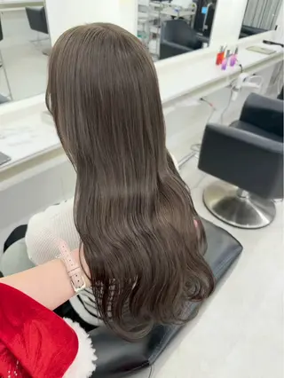 ロング カラー ParveMix 楠本結菜のヘアスタイル