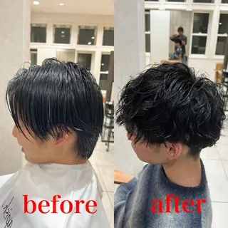 メンズ レディースショート／ メンズ特化タケシ🍔のヘアスタイル