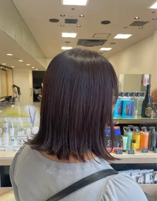 カラー 小松 美咲のヘアスタイル