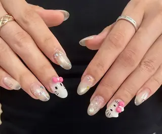 ネイル By moonネイル 🌷ワンホン/韓国風のネイルデザイン