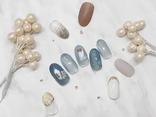 ネイル ネイルPetit Ribbonのネイルデザイン