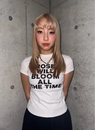 セミロング Takanishi Sanaのヘアスタイル