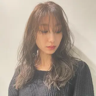 セミロング 髪質改善クロスパーマ モリオカ モエ💫のその他イメージ