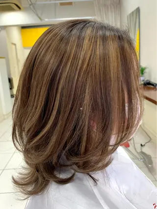 セミロング 久保田 和正のヘアスタイル