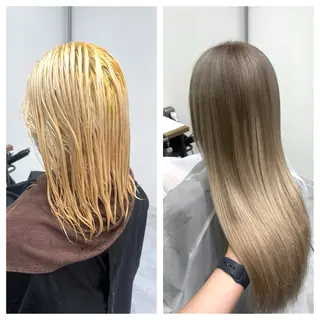 ロング RIO🩶NEXT/ エクステ/ハイトーンのヘアスタイル