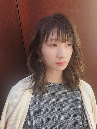 セミロング 苅北 泰輔のヘアスタイル
