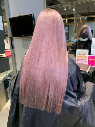 ロング カラー パーマ ヘアアレンジ メンズ キッズ ネイル マツエク・マツパ LINDOTOKYO梅田所属・酸性ストレート 髪質改善大槻勇樹のヘアスタイル