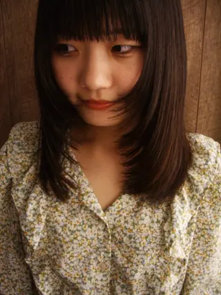 セミロング カラー ヘアアレンジ marino マリノのヘアスタイル