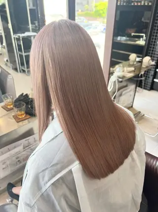 ロング 南 妃那のヘアスタイル