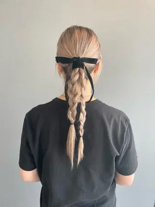 ロング kitin  吉祥寺 山岸花のヘアスタイル