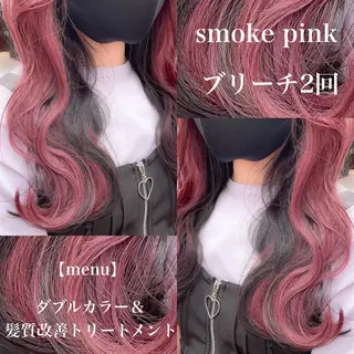 ロング カラー ヘアアレンジ メンズ ブリーチなし透明感 カラー/MISANOのヘアスタイル