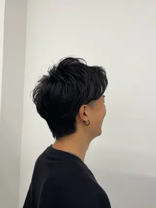 ショート オオシマ ミユのヘアスタイル
