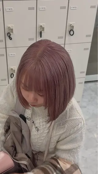 ミディアム カラー ガーリーstyle ❤︎misaki🏹のヘアスタイル