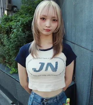 ミディアム カラー 🧡色落ちまで2度綺 麗なカラー🧡ヨシキのヘアスタイル