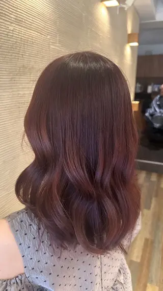 カラー 安藤 聖麻のヘアスタイル