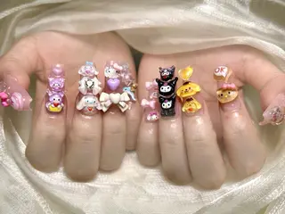 ネイル lucky nail 歌舞伎町のネイルデザイン