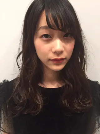 セミロング 栄　mighty by H所属・不破一輝/栄/矢場町 ボブ/レイヤー/艶髪のヘアスタイル