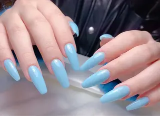 ネイル ネイルサロンAiri 長さ出し·シンプルのネイルデザイン