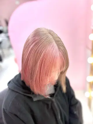 ミディアム カラー 甘ふわgirly🎀 ハイトーン🤍Ramのヘアスタイル