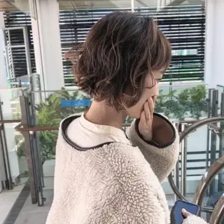 ショート カラー ヘアアレンジ クドウレイ fifth渋谷のヘアスタイル