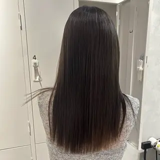 セミロング カットカラーパーマ 募集／Otohaのヘアスタイル