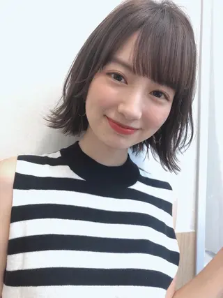 ミディアム sand yokohama所属・期間限定無料カット まつきのヘアスタイル