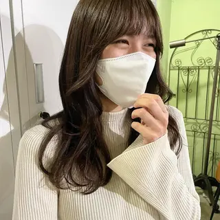 ミディアム カラー ボブヘアカット Rikapi❤️のヘアスタイル