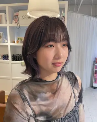 ミディアム カラー ivy      joure所属・Ogata Marinaのヘアスタイル