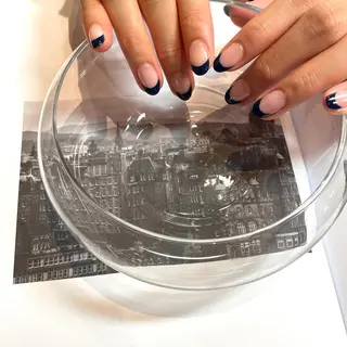 ネイル anyora nail salon所属・大人ワンホン キラキラ/Ayanoのネイルデザイン