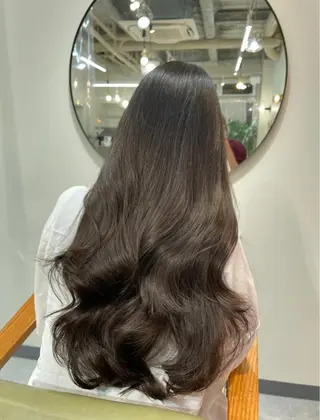 ロング カラー 韓国レイヤー　船橋 徒歩5分/小川友美のヘアスタイル