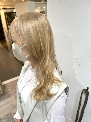 ロング カラー カラーが上手い 辻悠月のヘアスタイル