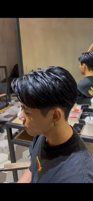 ショート パーマ メンズ 梅田/メンズ専門 /加地光尊のヘアスタイル