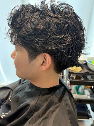 メンズ メンズ／パーマ ／レディース髪質改善のヘアスタイル