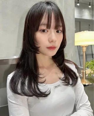 ミディアム 【レイヤー特化】 笠原優のヘアスタイル