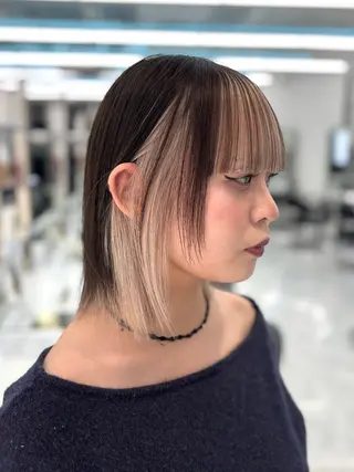 ミディアム カラー 🫧韓国風透明感 ヘア🫧towaのヘアスタイル