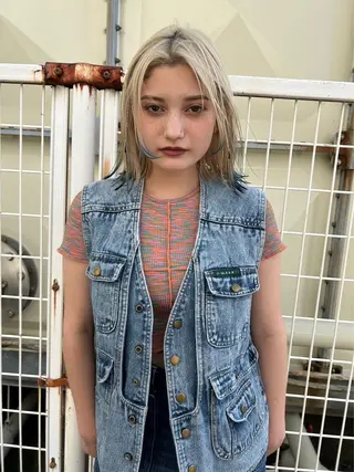 セミロング カラー YURAGI🌿 SAKIのヘアスタイル