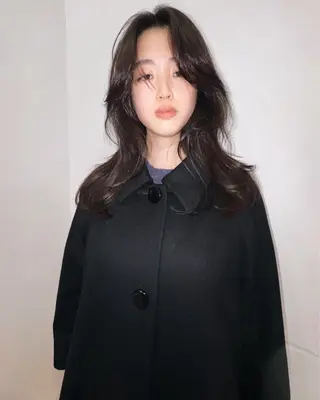 セミロング THE AGATA TOKYO所属・スパイラルパーマ/デ ザインカット/アミのヘアスタイル