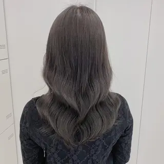 ロング カラー ヘアアレンジ 透け上品ハイトーン 職人ゆうと🤍のヘアスタイル