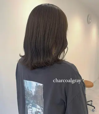 セミロング カラー murai airiのヘアスタイル