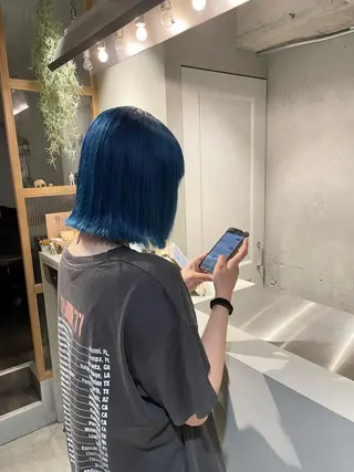 カラー ミルクティーベージュ ブリーチ🖤サヤカのヘアスタイル