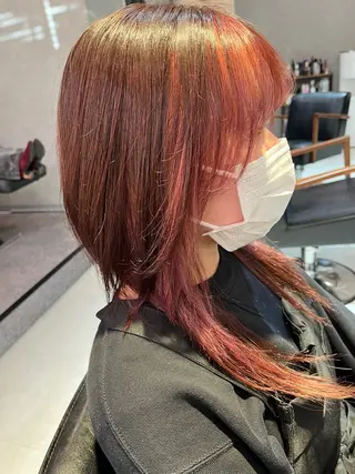 ミディアム カラー Baleine所属・Baleine ♡⃛野口麻衣♡⃛のヘアスタイル