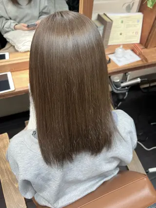 ミディアム 土田かほ/本日🈳 透明感カラー🍃のヘアスタイル