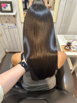 セミロング 茅ヶ崎/ヘアカラー 悠月のヘアスタイル