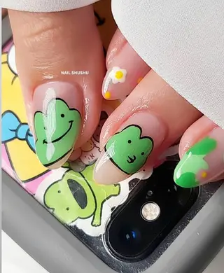 ネイル 3dパーツ/流行り 👧shushu❤️のネイルデザイン