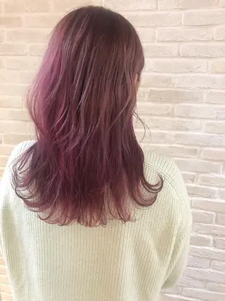 セミロング カラー hair salon Ranun髪質改善のヘアスタイル