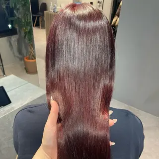 ロング カラー Mimi🎀ブリーチ なし透明感 Wカラーのヘアスタイル