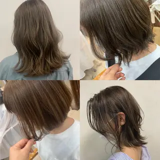 カラー 似合わせ/透明感カラ ー/QUATRO谷口のヘアスタイル