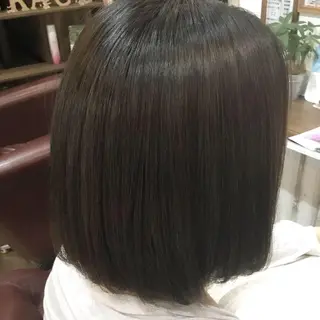 ミディアム カラー パーマ 金崎 新吾のヘアスタイル